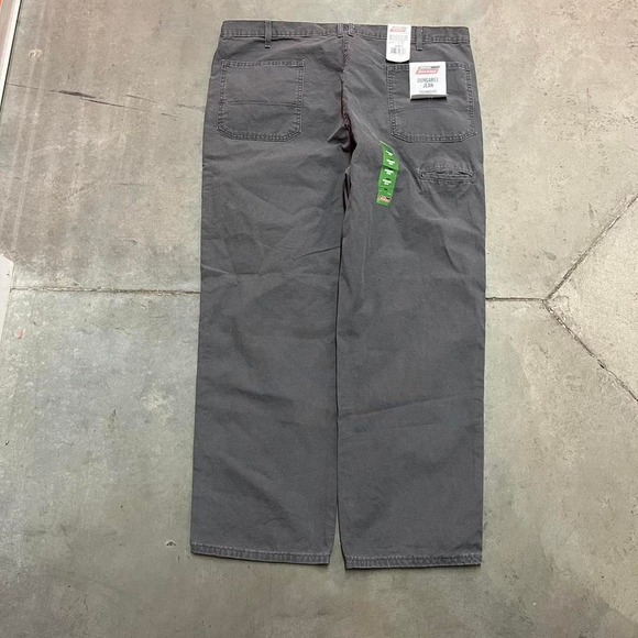 Y2K Grey Oversized Baggy Dickies‎ Dungaree Jeans size 42x30 - Picture 1 of 5